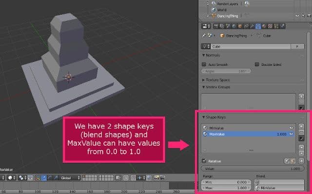 blender audio shape key img