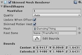 unity audio visualization  properties
