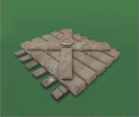 Fortnite Procedural Construction Animation Shader